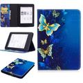 Amazon Kindle Paperwhite 3/2 (2015) Wonder Series Folio-etui - Blå Sommerfugler