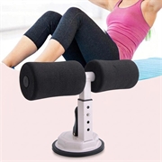 Amyup justerbar sit-up-stang med sugekopp - svart