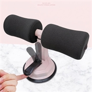 Amyup justerbar sit-up-stang med sugekopp - svart