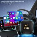 Android 13 CarPlay/Android Auto AI-boks med Mirror Link, AirPlay - Svart