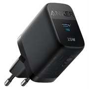 Anker 312 Ace 25W USB-C-vegglader - PowerIQ 3.0, Power Delivery - svart