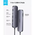 Anker A83D2HA1 7-i-1 USB-C-hub - Grå
