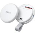 Anker MagGo 3-i-1 magnetisk SD- og TF-kortleser for iPhone 15- og 16-serien - hvit