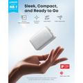 Anker Nano 10000mAh powerbank med uttrekkbar USB-C-kabel - 45W