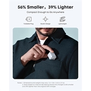 Anker Nano 45W GaN USB-C-vegglader - hvit