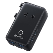 Anker Nano 5-Port Reiseadapter - 20W - Svart