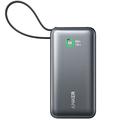 Anker Nano 545 10000mAh Powerbank med USB-C-kabel - 30W