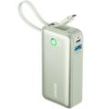 Anker Nano 545 10000mAh Powerbank med USB-C-kabel - 30W - Grønn