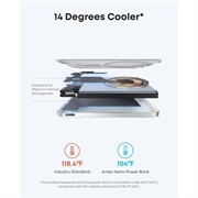 Anker Nano Slim magnetisk powerbank 5000mAh - hvit