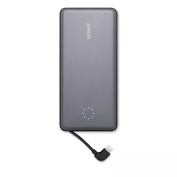 Anker PowerCore+ Pro 10000mAh kraftbank med lynkabel - grå