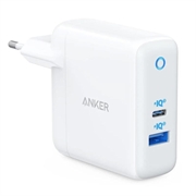 Anker PowerPort PD+ 2 Vegglader med to porter - 35W - Hvit