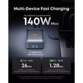 Anker Prime TB5 14-i-1 Thunderbolt 5-dokkingstasjon/hub - 140W, 120 Gbps, 8K - grå