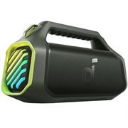Anker Soundcore Boom 2 Plus bærbar Bluetooth-høyttaler 140W - IPX7, RGB, BassUp 2.0 - grønn