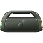 Anker Soundcore Boom 2 Plus bærbar Bluetooth-høyttaler 140W - IPX7, RGB, BassUp 2.0 - grønn