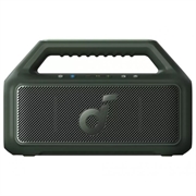 Anker Soundcore Boom 2 bærbar Bluetooth-høyttaler 80W - IPX7, RGB, BassUp 2.0 - grønn