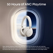 Anker Soundcore Space 2 trådløse hodetelefoner - 70 timers batteritid - hvit