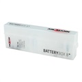 Ansmann Batteri Box 8 Plus - 8 x AA/AAA/CR123A/SD - Gjennomsiktig