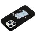 Kiss-serien iPhone 14 Pro Max TPU-deksel med Stropp - Flodhest