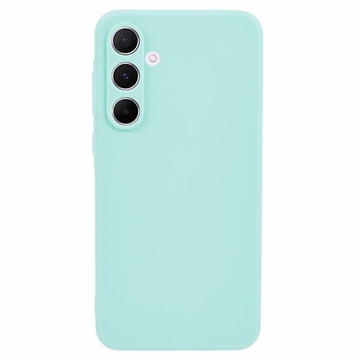 Samsung Galaxy A35 Mot Fingeravtrykk Matte TPU-deksel - Cyan