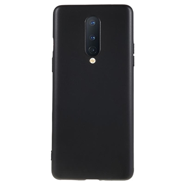 Mot Fingeravtrykk Matte OnePlus 8 TPU-deksel - Svart