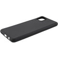 Mot Fingeravtrykk Matte Samsung Galaxy A12 TPU-deksel - Svart