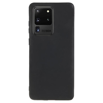 Mot Fingeravtrykk Matte Samsung Galaxy S20 Ultra TPU-deksel - Svart