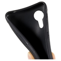 Mot Fingeravtrykk Matte Samsung Galaxy Xcover 5 TPU-deksel - Svart