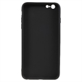 Mot Fingeravtrykk Matte iPhone 6 Plus/6S Plus TPU-deksel - Svart