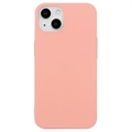 iPhone 15 Plus Mot Fingeravtrykk Matte TPU-deksel - Rosa