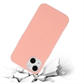 iPhone 15 Plus Mot Fingeravtrykk Matte TPU-deksel - Rosa