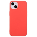 iPhone 15 Mot Fingeravtrykk Matte TPU-deksel - Rød