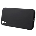 Mot Fingeravtrykk Matte iPhone XR TPU-deksel - Svart