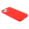 Mot Fingeravtrykk Matte iPhone 13 Mini TPU-deksel - Rød