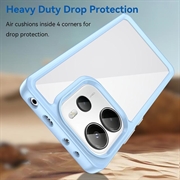 Xiaomi Redmi Note 14 4G Anti-Shock Hybrid-deksel - Blå