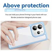 Xiaomi Redmi Note 14 4G Anti-Shock Hybrid-deksel - Blå