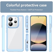 Xiaomi Redmi Note 14 4G Anti-Shock Hybrid-deksel - Blå