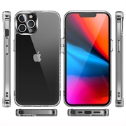 iPhone 12 Pro Max Anti-Shock Hybrid-deksel - Gjennomsiktig