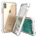 iPhone X Anti-Shock Hybrid Crystal Case - Klar / Hvit