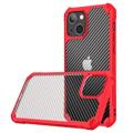 Anti-Shock iPhone 14 Pro Hybrid-deksel - Carbon Fiber