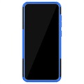 Anti-Slip Samsung Galaxy A70 Hybrid-deksel med Stativ - Blå / Svart