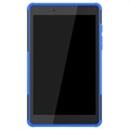 Anti-Slip Samsung Galaxy Tab A 8.0 (2019) Hybrid-deksel - Blå / Svart