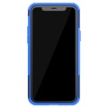 Anti-Slip iPhone 11 Pro Hybrid-deksel med Stativ - Blå / Svart