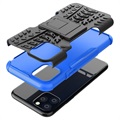 Anti-Slip iPhone 11 Pro Hybrid-deksel med Stativ - Blå / Svart