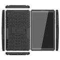 Samsung Galaxy Tab A7 Lite Anti-Slip Hybrid-deksel med Stativ - Svart