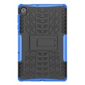 Lenovo Tab K10 Antiskli Hybrid-deksel med Håndfritt Stativ (Åpen Emballasje - Utmerket) - Svart / Blå