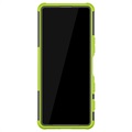 Anti-Slip Sony Xperia 10 III Hybrid-deksel - Grønn / Svart