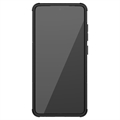 Samsung Galaxy A52 5G/A52s 5G Anti-Skli Hybrid-deksel med Stativ - Svart