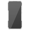Samsung Galaxy A52 5G/A52s 5G Anti-Skli Hybrid-deksel med Stativ - Hvit / Svart
