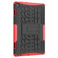 Anti-Skli Lenovo Tab M10 Gen 3 Hybrid-deksel med Stativ - Rød / Svart