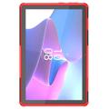 Anti-Skli Lenovo Tab M10 Gen 3 Hybrid-deksel med Stativ - Rød / Svart